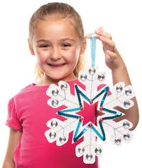 Ghirlande Fiocco di Neve Baker Ross (confezione da 10)