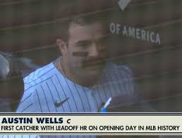 Austin Wells with a little MLB history