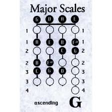 Sarkett Violin Scale Charts 1st Through 4th Positions