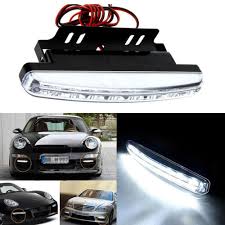 Daytime Driving Running Light 8 Led Led Drl Universal Fog Lights For Cars Waterproof White Dc 12v Car Lights Car Car Accessories