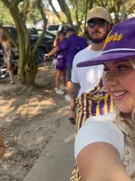 A fun and emotional first home game in Poppabear’s season ticket seats with  my parents and Bodie! Just how he would have wanted, he was definitely  there smiling at the gates! 💜🐯💛🧸