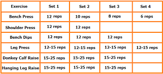 Gym Exercise Chart For Beginners Top Ten Indian Bodybuilders