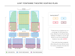 24 exhaustive lunt fontanne theatre seats