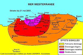 Séisme de 2003 à boumerdès. Boumerdes Algerie Seisme De Mai 2003 Azurseisme