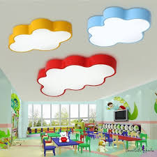 Delivery 7 days a week. Cartoon Modern Cloud Flush Light Blue Yellow Red Acrylic Led Ceiling Light For Nursing Room Corridor Ceiling Lights Kids Room Lighting Led Ceiling Lights