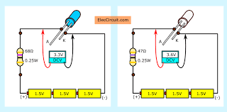 Battery charger wiring diagram with large solar panels and batteries to enjoy fast device charging, even at nighttime when there is no solar power. How To Use Led Circuit In Basic Ways Eleccircuit Com
