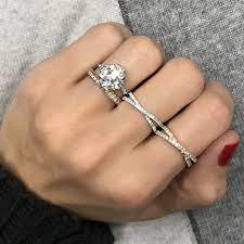 Criss Cross Band Vintage Engagement Rings Sapphire Diamond Wedding Bands Aquamarine Engagement Ring