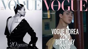 Easy order, safe payment, fast worldwide shipping. Only Second After Bigbang S Gdragon Exo S Sehun Graces The Cover Of Vogue 22nd Anniversary Issue Jazminemedia