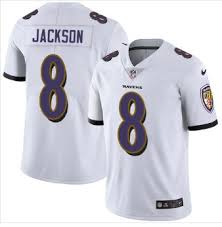 Men S Youth Ravens Lamar Jackson Color Rush Limited Jersey White In 2020 Lamar Jackson Ravens Jersey Jersey