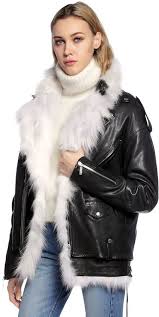 Saint Laurent Oversized Leather Jacket Vest W Fur Vest Jacket Jackets Leather Jacket