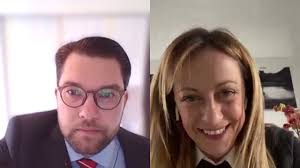 Svenska staten har tappat greppet om befolkningens omfattning och många individers identitet. Jimmie Akesson Intervjuar Giorgia Meloni Youtube