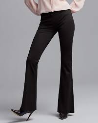 Express Mid Rise Pull On Flare Pant Flare Pants Black Trousers Womens Dress Pants