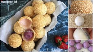 Resep onde onde isi kacang hijau. Resep Onde Onde Isi Ubi Ungu Modern Id