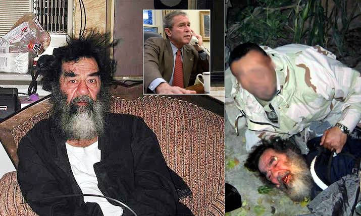 Resultado de imagem para usa killed saddam"