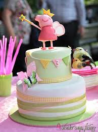 Birthday Theme Ideas For 3 Year Old Daughter Peppa Pig Birthday Cake For Twin Girls Turning Three Years Old Party Wondercakes Factory Twin Birthday Cakes Pig Birthday Cakes Birthday Cake Kids