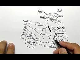 Serta juga foto sketsa ini dapat anda jadikan untuk komentar anda di facebook buat adu gambar. Cara Menggambar Motor Mio Dengan Mudah Dan Cepat Youtube