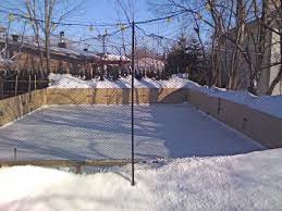 A diy ice rink is a great way of making you children enjoy winter and have lots of fun. Refrigerated Backyard Ice Rinks
