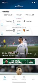 Uefa Champions League Official News Sports Apps Ios Uefa Champions League Champions League League