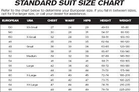 35 Eye Catching Mens 40r Size Chart