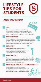 Learn 20 tips on how students can lead a healthy lifestyle. 5 Lifestyle Tips For Students Infographic Skooli Online Tutoring