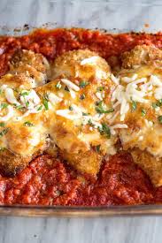 Believer in cooking from scratch. Chicken Parmesan Recipe With Images Baked Chicken Recipes Chicken Parmesan Dinner