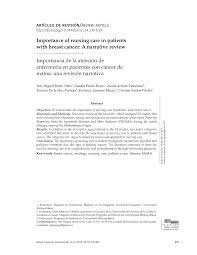 Mama, today i realized that love can turn into pain, that though she may not love me, you always will. Pdf Importancia De La Atencion De Enfermeria En Pacientes Con Cancer De Mama Una Revision Narrativa