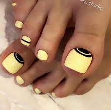 Regular treatments for nail fungus and yellow nails. Yellow Toenails Yellow Toe Nails Toe Nails Toe Nail Designs