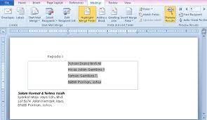 Dengan berbagai contoh surat yang telah banyak akan membantu kamu untuk mengetahui contoh surat. Gabungan Sampul Surat Word Excel Kursus Komputer Perkeranian