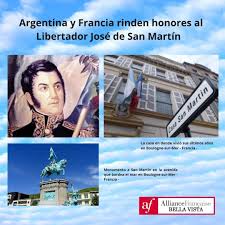 Alianza Francesa - NUESTRO HOMENAJE AL LIBERTADOR GENERAL SAN MARTÍN En  este 17 de agosto, día en el cual los argentinos rinden homenaje a José de  San Martín, recordamos monumentos que lo