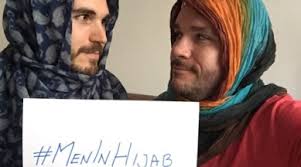 These Iranian men in hijabs are taking a stand for women and against moral  policing