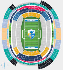 Los Angeles Chargers Virtual Venue Charger Seating Chart View
