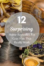 The vinegar helps significantly to bring in shine and smoothness to hair, reduce greyness effectively. 12 Surprising Home Remedies For Gray Hair That Really Work Grey Hair Home Remedies Grey Hair Natural Remedy Grey Hair Remedies