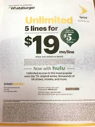Sprint discount program eligibility verification form. Sprint Store Mission Retail 1744 Whataburger Employees Get 5 Lines For 19 00 Each A Month Facebook