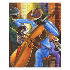 Bloodlines jigsaw puzzle based on artwork by marcella muhammad. Mood Music By D D Ike African American Jigsaw Puzzle The Black Art Depot