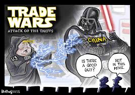 Image result for trump china trade cartoon