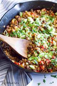 Just make sure to make it without added salt, get in a sweat sesh, and drink lots of fluids to counteract the sodium content. Keto Dirty Cauliflower Rice Low Carb Gluten Free Easy