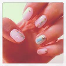 Easy Black And Blue Nail Designs Nail Art Design For Short Nails Pink Blue Gold Stone Shortnail Nailart Gold Glitter Nails Trendy Nails Pink Nails