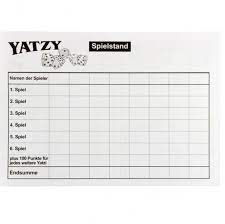 Savesave 12 teninga yatzy for later. Yatzy Block Extra Classic Xl Sehhelfer De