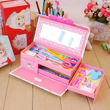 Children Cute Cartoon Three Password Lock Stationery Box Simple Multifunctional Paper Pencil Box Of Male And School Pencil Boxes Pencil Boxes Cute Pencil Case