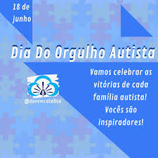 Desde 2005, a data é. Nuvem Catolica On Twitter Hoje E Dia Do Orgulho Autista Parabens A Todos Voces Que Vao Alem Todos Os Dias Obrigado Por Tantas Licoes E Tantos Talentos Nuvemcatolica Autismo Orgulho Orgulhoautista Familiaautista