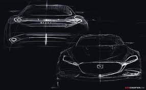 Mazda Unveils Rotary Engined Rx Vision Concept Car Autoconception Com Concept Car Sketch Future Concept Cars Mazda