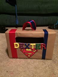 We made the darth vader box this year. Superman Theme Valentine Box For Boys Valentine Box Valentine Day Boxes Boys Valentines Boxes