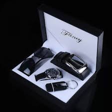 Fashion Watch Men Luxury Gift Set Sunglasses Keychain Top Quality Belt Multiple Time Zone Wrist Watch For Father Men Gift Luxury Gifts For Men Luxury Gift Set Mens Gift Watch
