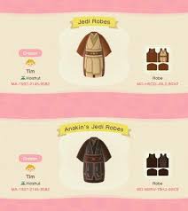 I Made My Own Version Of Obi Wan S Jedi Robes As Well As An Anakin Version Animalcrossing Animal Crossing New Animal Crossing Animal Crossing Qr