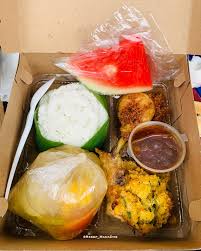 Nasi sayur asem dan perkedel