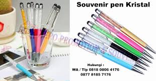 Souvenir Pen Kristal Elegant Crystal Pulpen Pulpen Kristal