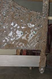unique encrusted handmade seashell headboard shell crafts sea shells vintage headboards