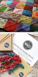 In order to keep knitting, you need the yarn at the right side of the row (aka. Knitted Patchwork Blankets Free Knitting Patterns