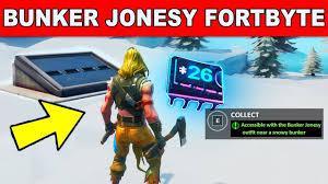 Some information on this page may not be factually correct. Accessible With The Bunker Jonesy Outfit Near A Snowy Bunker Fortnite Fortbyte 26 Location Guide Youtube