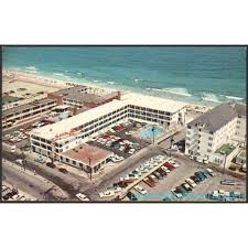 Ocean City Maryland Aerial View Santa Maria Hotel Postcard Americas Ocean City Aerial View Ocean City Md